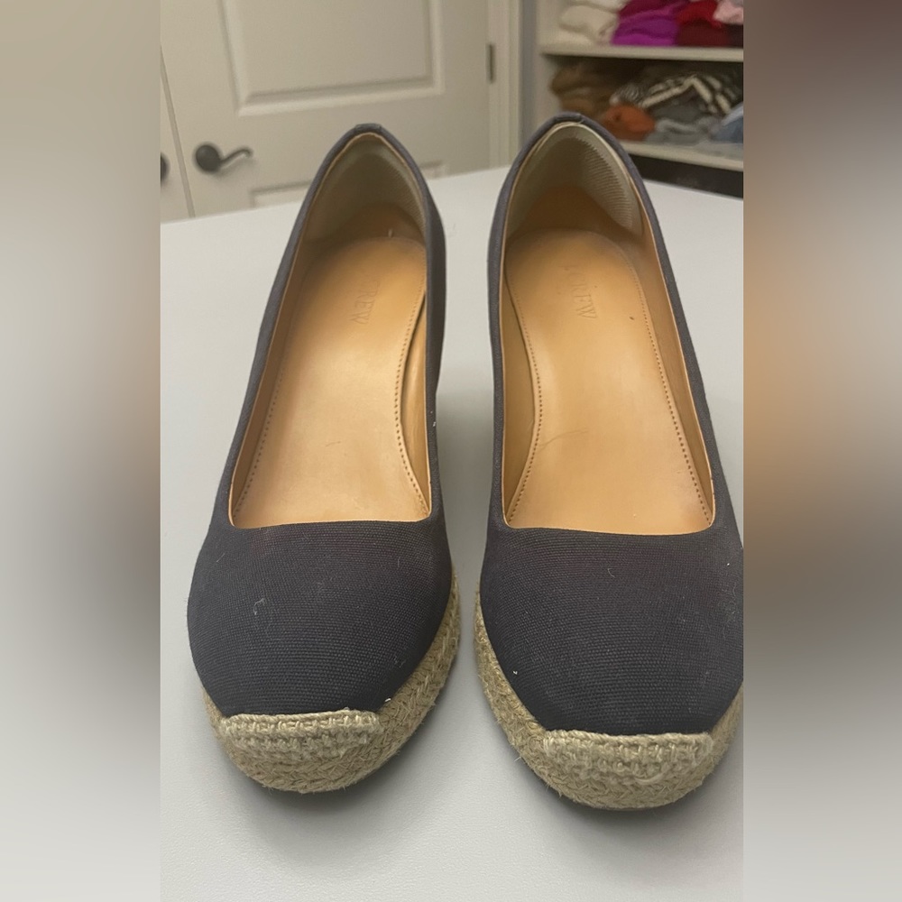 J Crew Wedge Espadrilles 8.5